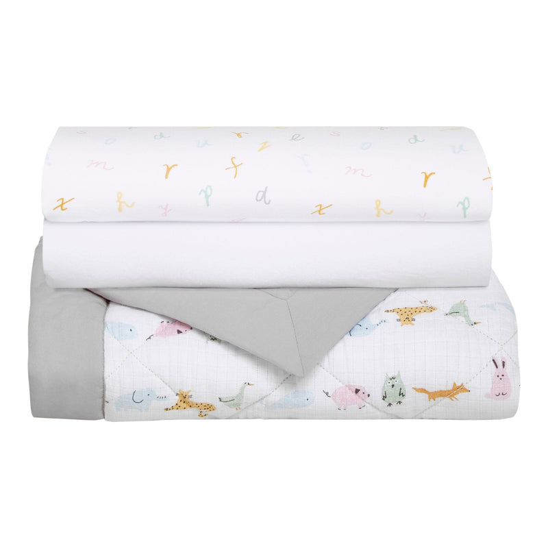 + Anais Alphabet Animals Bedding Set, 3-pc R3G5