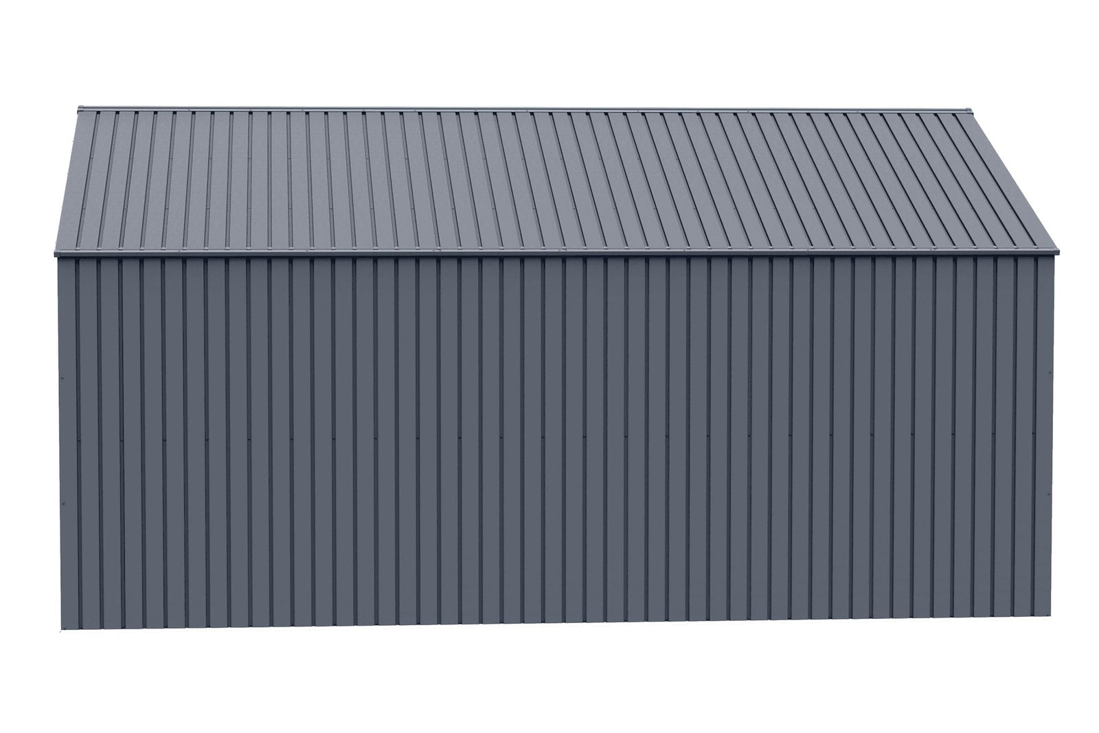Elite 12x16-ft Anthracite Corrosion-Resistant Steel Storage Shed U9U9 - product image 4