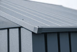 Elite 12x16-ft Anthracite Corrosion-Resistant Steel Storage Shed U9U9 - product image 6