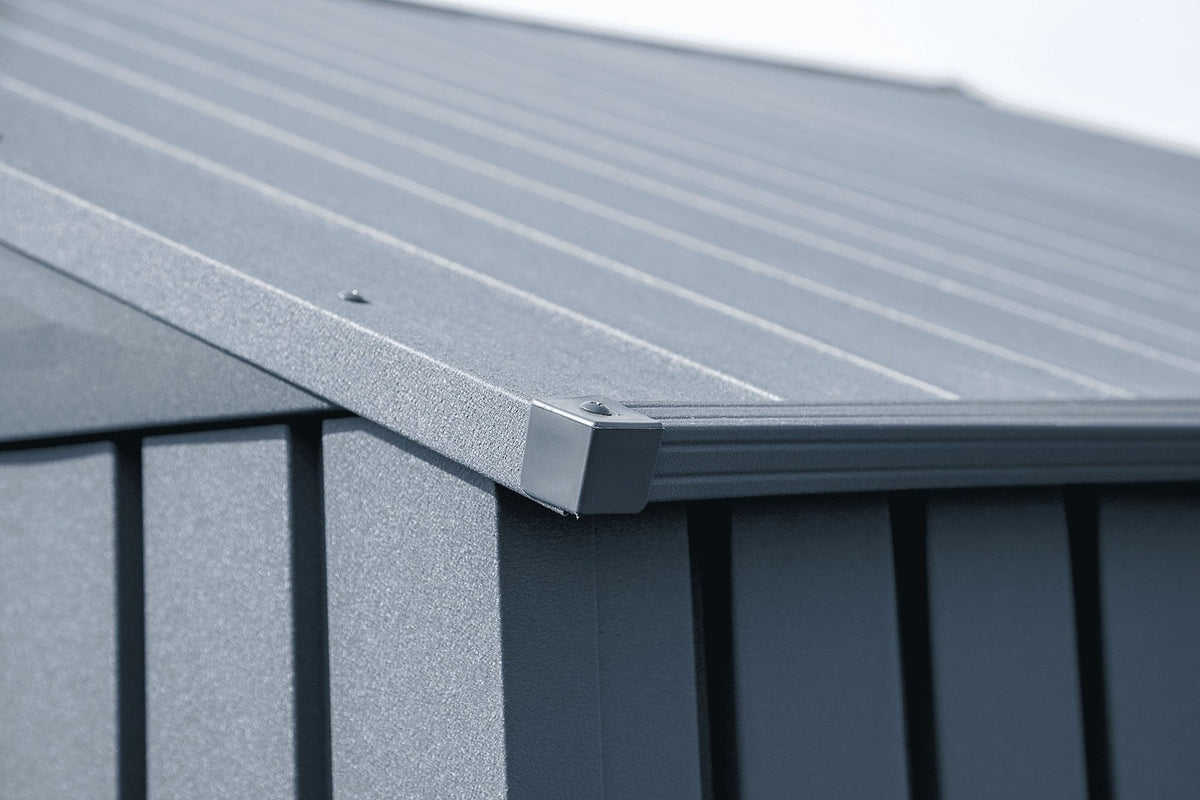 Elite 12x16-ft Anthracite Corrosion-Resistant Steel Storage Shed U9U9 - product image 6