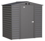 Select Galvanized Steel Storage Shed, Charcoal, 6-ft x 5-ft H4H9 - product image 4