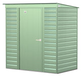 Select Galvanized Steel Storage Shed, Sage Green, 6-ft x 4-ft M6T9 - product image 1