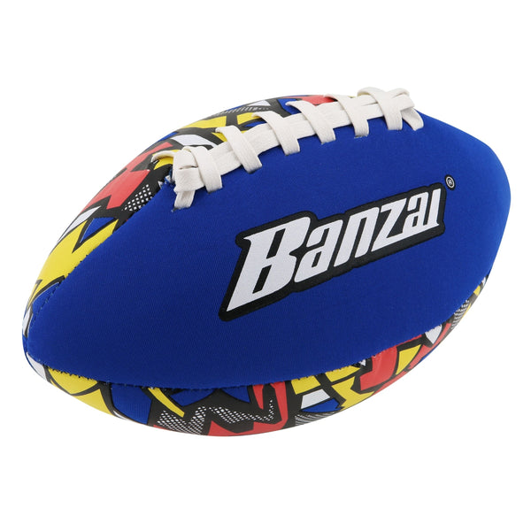" Aqua Inflatable Wet or Dry Football Toy, Assorted Colours, Ages 3+, for Beach/Pool Fun Activities G7O4