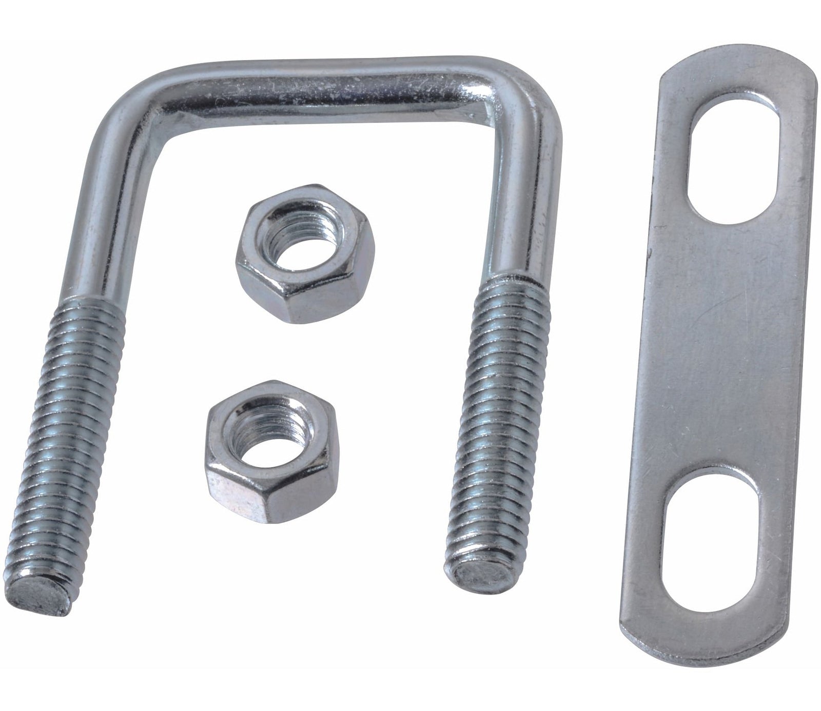 Square U Bolt, Carbon Steel, Zinc-Plated, 3 x 2-in G8W3 - product image 1