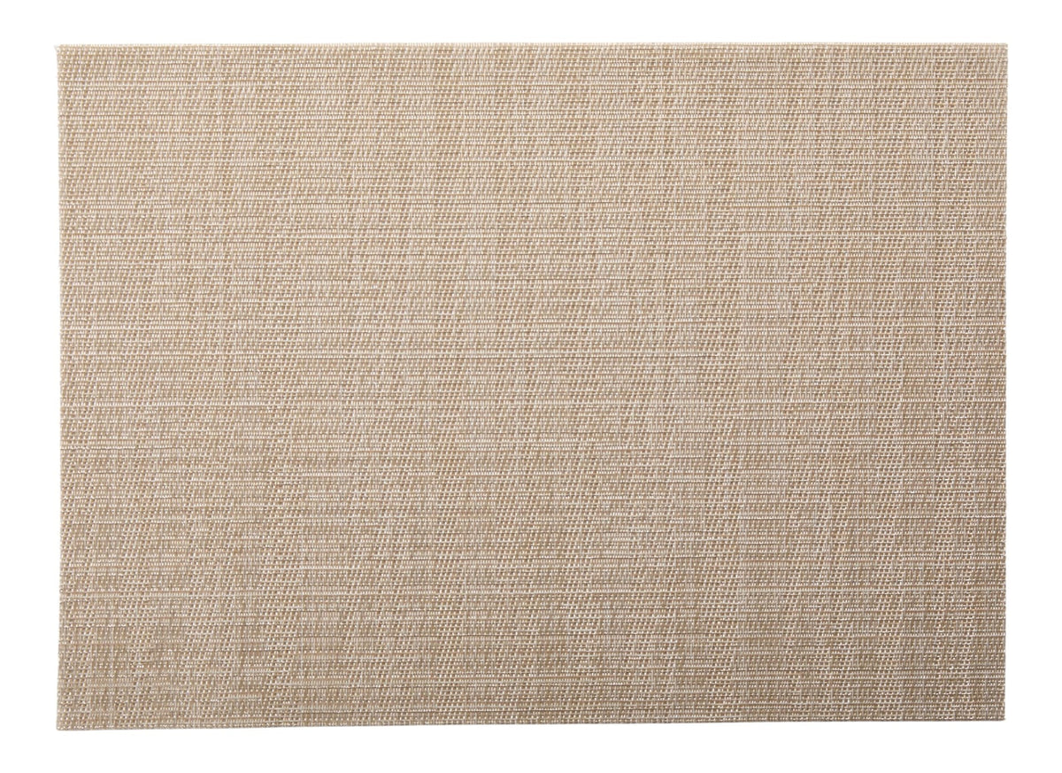 Lurex Rectangle Textilene Woven Placemat, Prosecco, 13-in x 18-in, 4-pk Q5N9 - product image 4