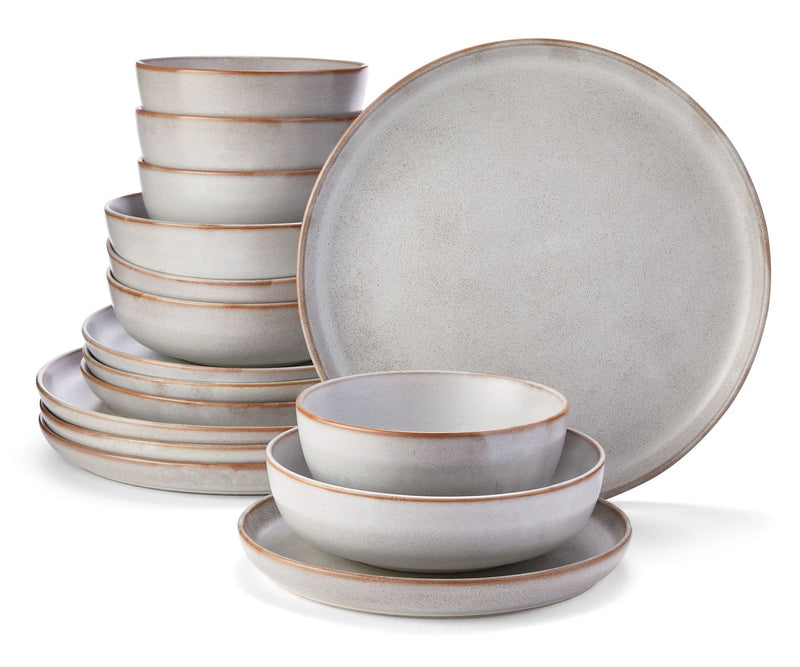 Reactive Glaze Dinnerware Set, Serves 4, 16-pc F4E7