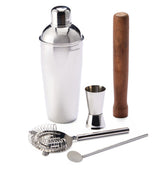 Stainless Steel Cocktail Making Set, 5-pc P5U7 - product image 1