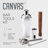 Stainless Steel Cocktail Making Set, 5-pc P5U7 - product image 3
