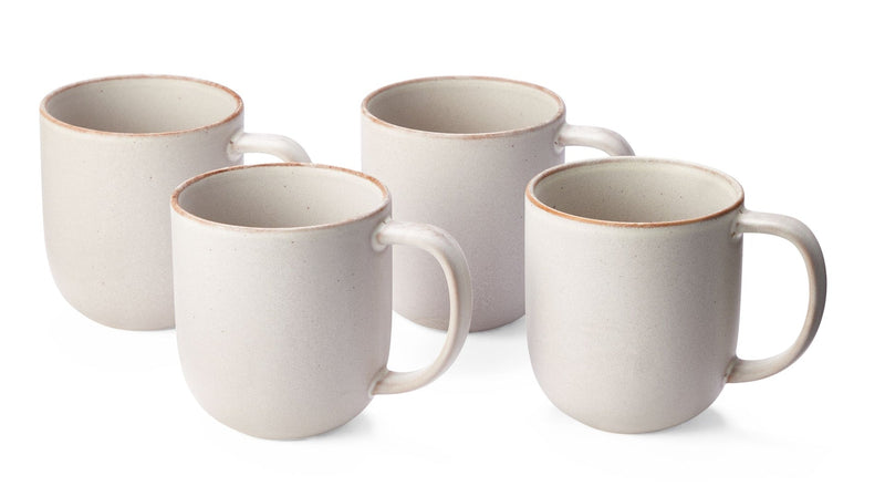 Summerset Reactive Glaze Stoneware Mug Set, 13-oz, 4-pk Z5H6