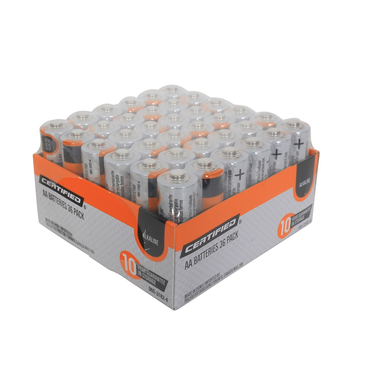 AA Alkaline Battery Set, All Purpose, Long Shelf Life, 36-pk G0V9 - product image 1