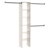 Suite Symphony Laminate Wood Tower Starter Kit with Rods, White Timber, 16-in P2R1 - product image 1