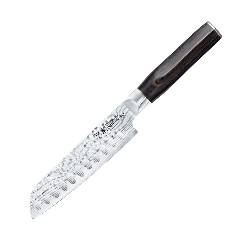 PRO DAMASHIRO EMPEROR SANTOKU 12CM TRY ME KNIFE F3A6