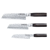 PRO DAMASHIRO EMPEROR SANTOKU 3PC SET M4M7 - product image 1