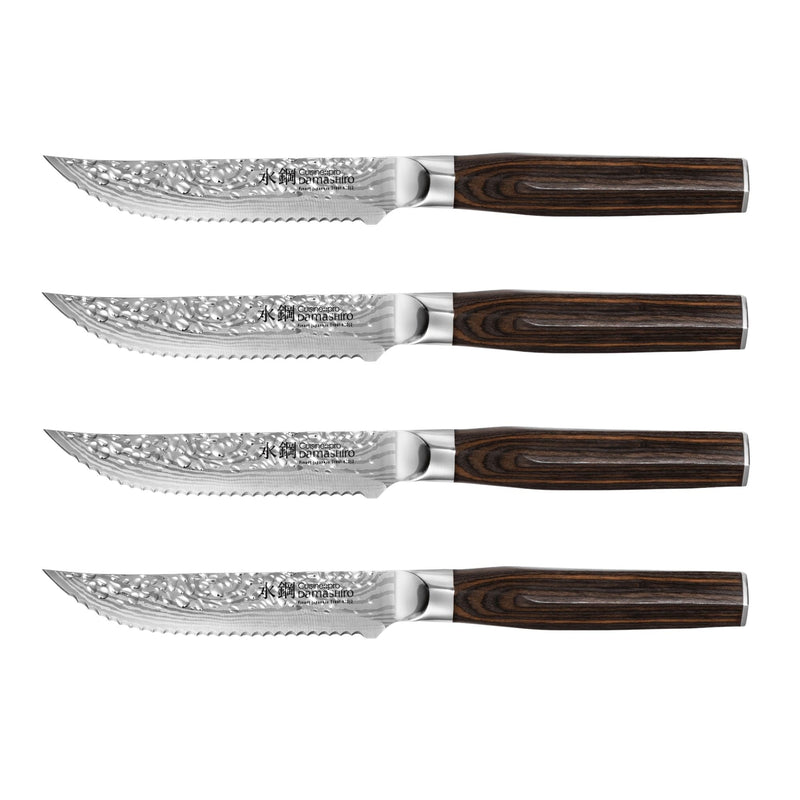 PRO DAMASHIRO EMPEROR STEAK KNIFE SET/4 L0K6
