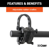 18021 Hitch Mounted Bike Rack, Fits 1-1/4" and 2" Receiver, 2 Bikes R6H0 - product image 2