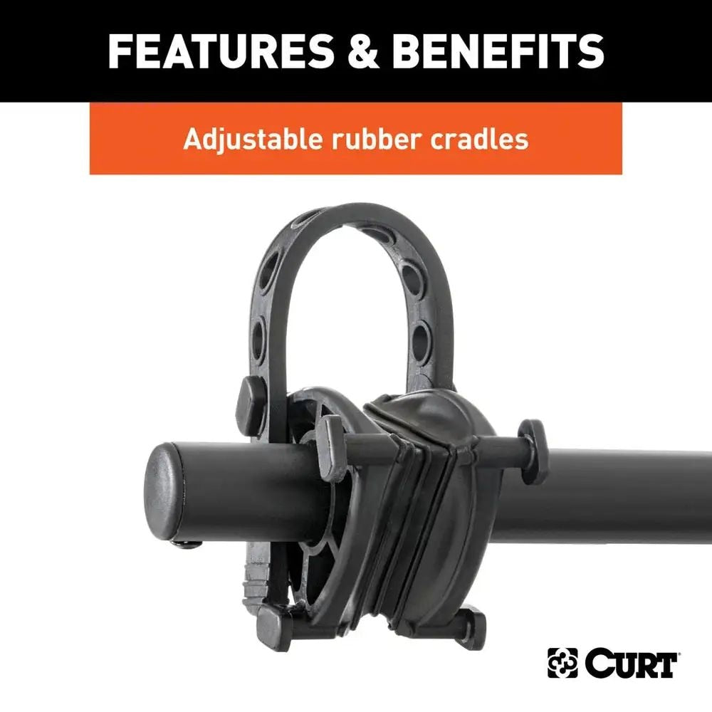 18030 2-Bike To 4-Bike Two Arm Hitch Mount Bike Rack, Fits 1-1/4, 2-in Receiver, Black S6K2 - product image 7