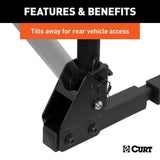 18030 2-Bike To 4-Bike Two Arm Hitch Mount Bike Rack, Fits 1-1/4, 2-in Receiver, Black S6K2 - product image 8