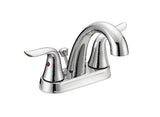 Plymouth Double Handle 4-in Centreset Bathroom Sink Faucet with Pop-Up Drain, Chrome X6M7 - product image 1
