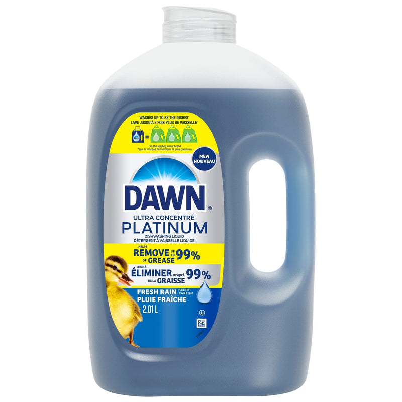 Ultra Platinum Liquid Dish Soap Refill, Refreshing Rain Scent, 2.01-L P0O8
