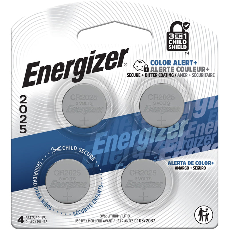 2025 3V Lithium Coin Batteries, Long-Lasting, 4-pk B9X0