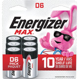 Alkaline D Battery, 6-Pack I0R7 - product image 1