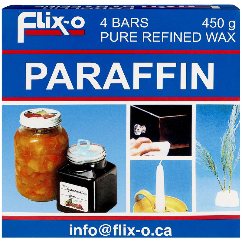Wax Paraffin Wax, FDA-Approved, 4 Bars, 450-g J9E8