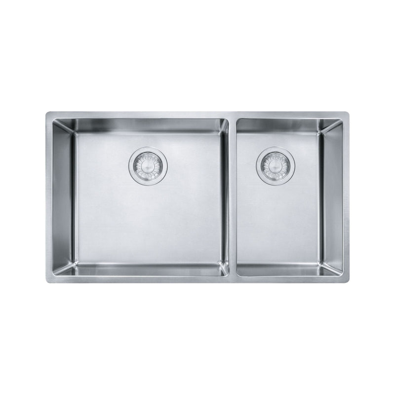 18-Gauge Stainless Steel Double Sink, 31x18-in W1V8