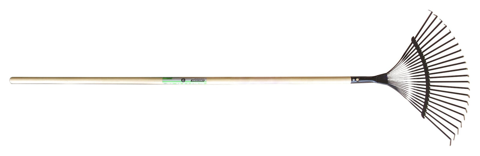 Garden Club 16-in Wide Metal 22-Tine Leaf Rake, 48-in Hardwood Shaft U2S0 - product image 2