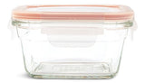 Square Glass Food Storage Container with Leakproof Lid, 405-mL G9H7 - product image 1