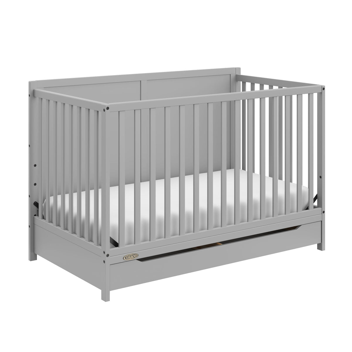 Melrose 5-In-1 Convertible Crib, Grey T2U9 - product image 1