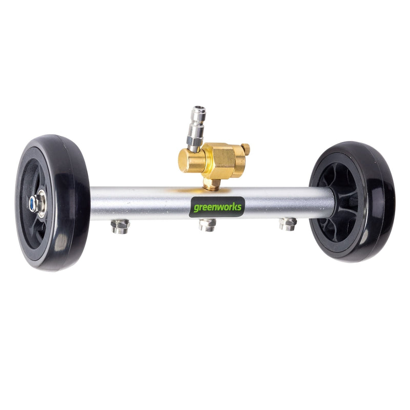 2-in-1 Water Broom & Undercarriage Cleaner, Pressure Washer Attachment V1U8