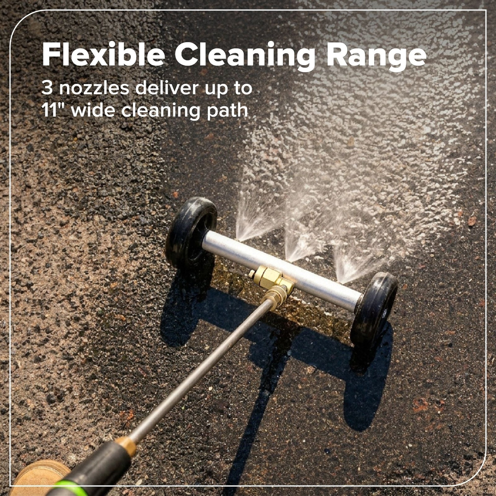 2-in-1 Water Broom & Undercarriage Cleaner, Pressure Washer Attachment W7V7 - product image 2