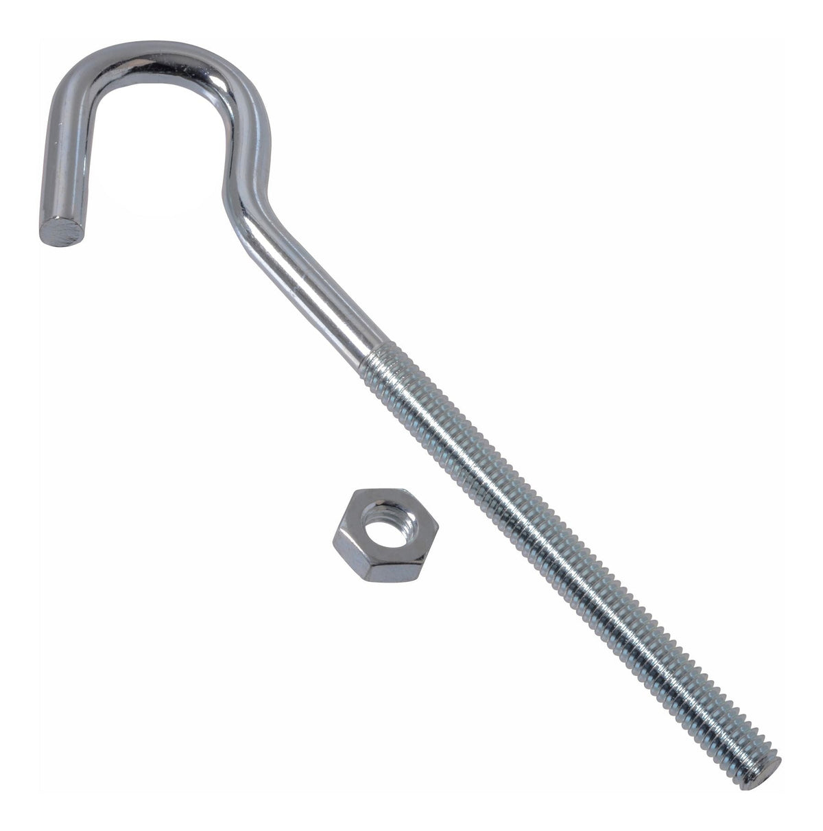 Zinc-Plated Lag Bolt Clothesline Hook, Corrosion Resistance, 7-1/4-in S6O3 - product image 1