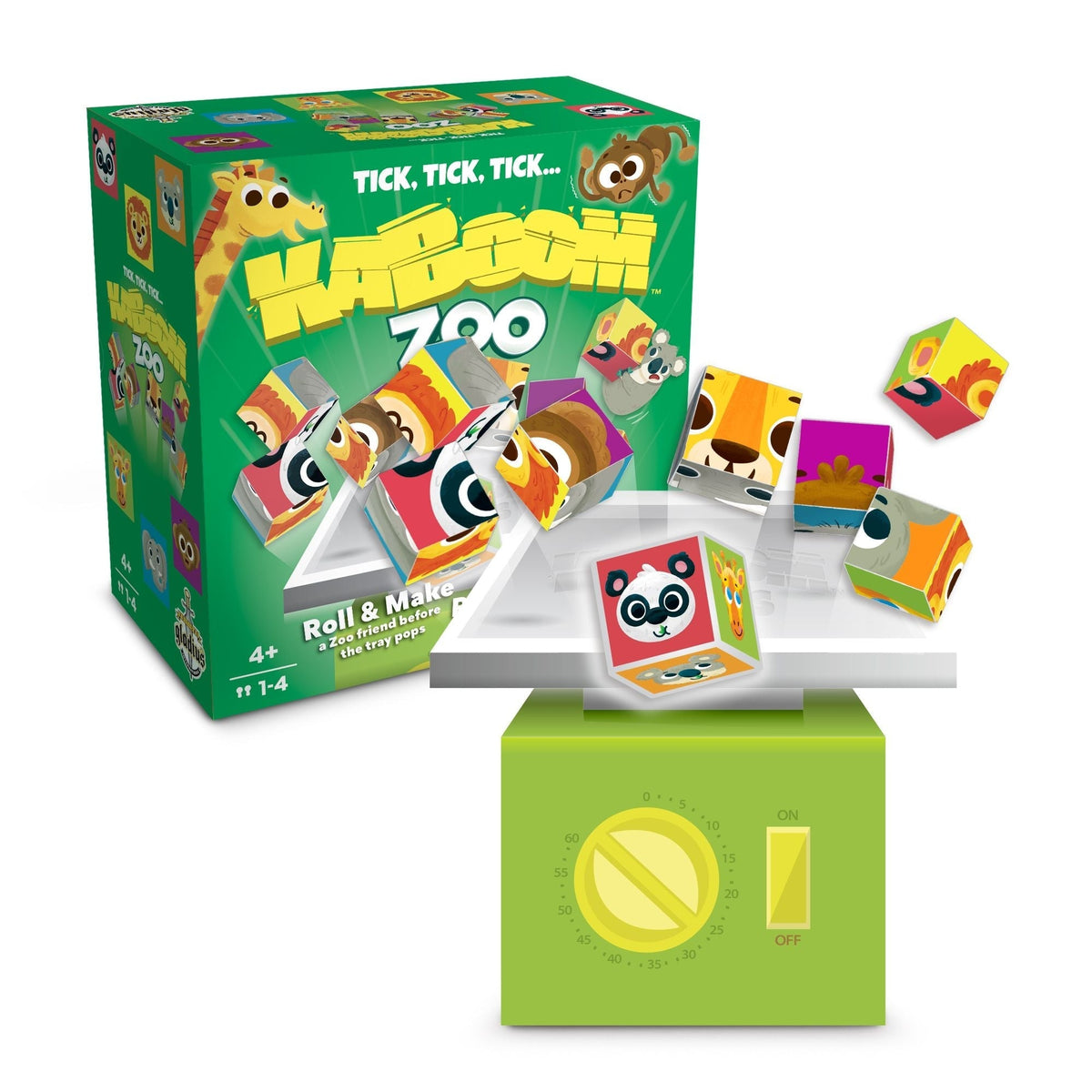 Zoo Dice Rolling Game, Ages 4+ U1U1 - product image 1
