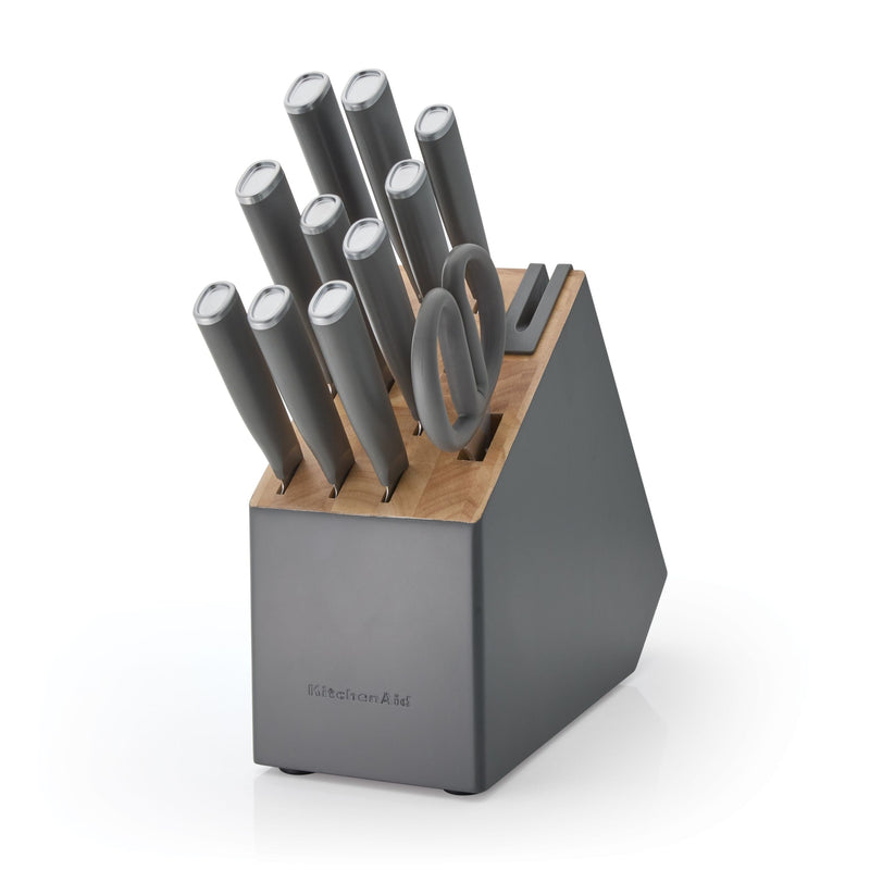 12PC CHARCOAL GRAY SELF-SHARPENING SET K1W2