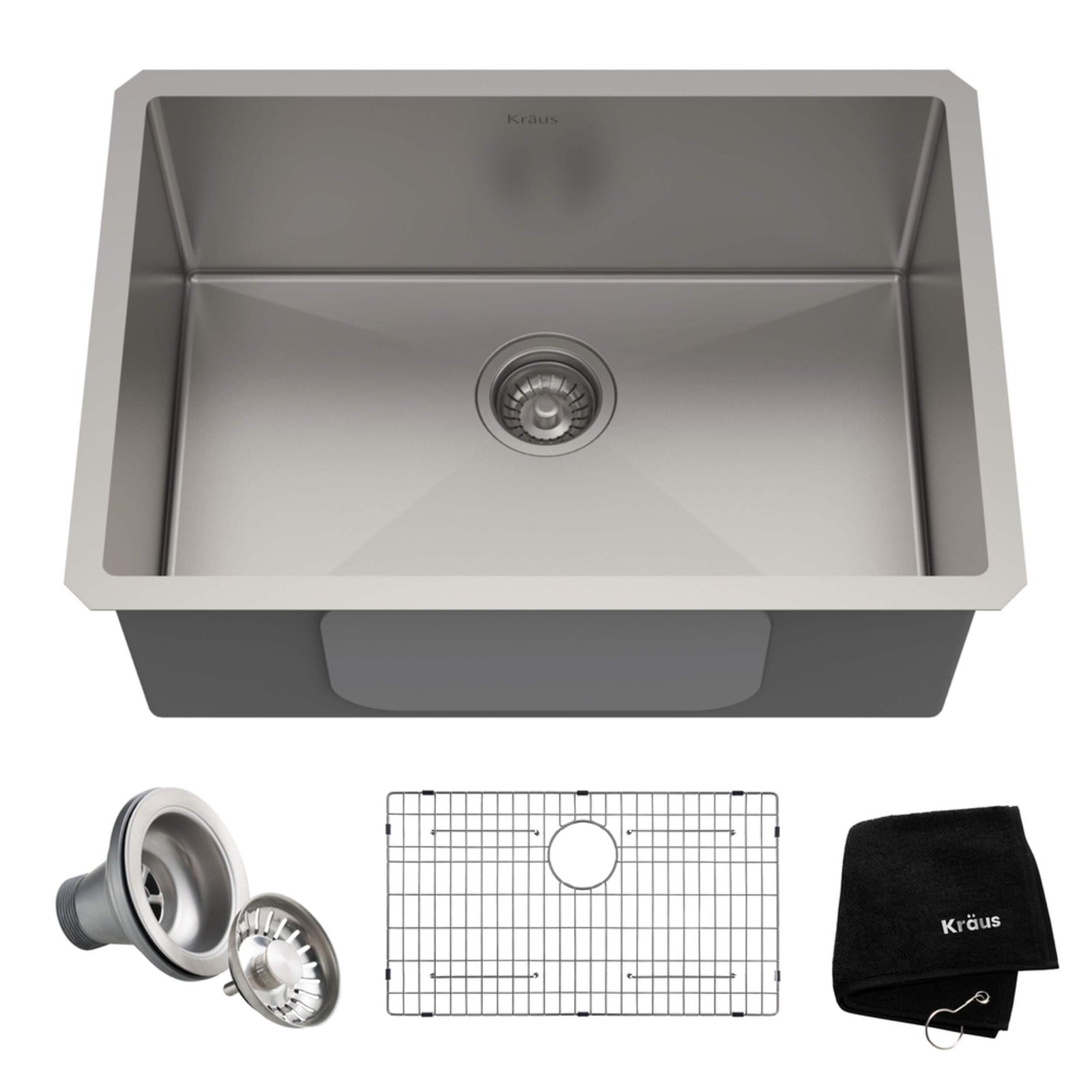 Standard PRO Undermount Stainless Steel Single Bowl Kitchen Sink, 23x18x10-in A9H2 - product image 1