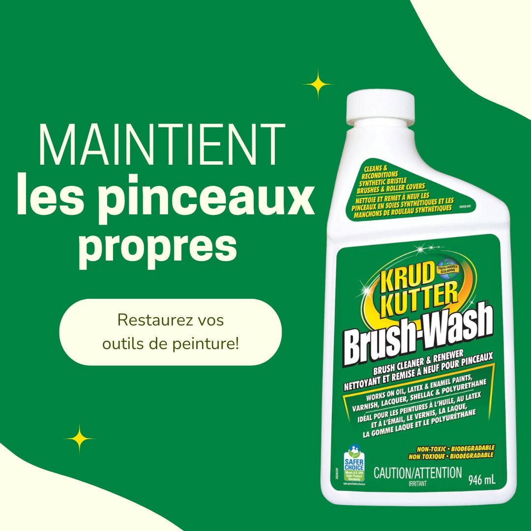 Brush-Wash Cleaner & Renewer For Oil, Latex & Enamel Paint, Non-Toxic, 946-mL C1G7 - product image 4