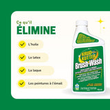 Brush-Wash Cleaner & Renewer For Oil, Latex & Enamel Paint, Non-Toxic, 946-mL C1G7 - product image 5