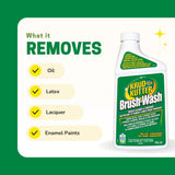 Brush-Wash Cleaner & Renewer For Oil, Latex & Enamel Paint, Non-Toxic, 946-mL C1G7 - product image 6