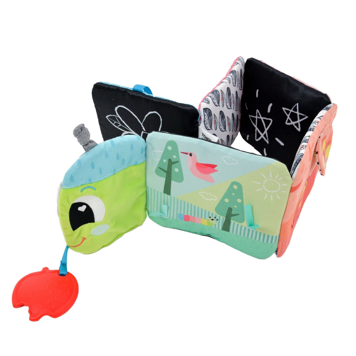 Colourful Journey Caterpillar Soft Sensory Toy Book, Bilingual, Ages 6m+ P0O0 - product image 1