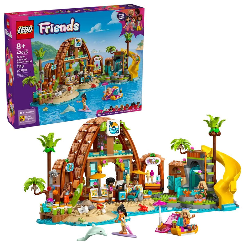 Friends 42673 Family Vacation Beach Resort for Ages 8+, 1140-pc D5O1