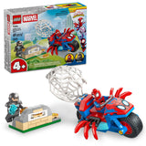 LEGO Spidey And His Amazing Friends Spidey on his Motorcycle vs. Rhino - 11206, 61-pcs, Ages 4+ L8B2 - product image 1