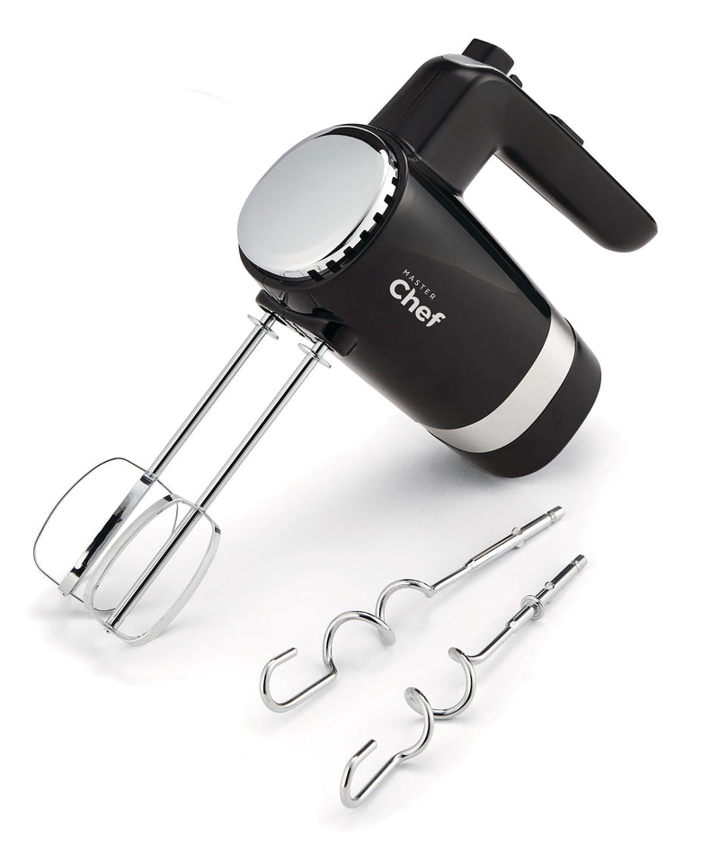 300W 5-Speed Electric Hand Mixer with Storage Base, Black C2X1