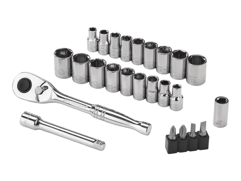 25 Piece 1/4" Drive Socket Set U2L7