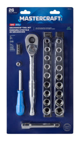 26 Piece 1/2" Drive Socket Set H3B0 - product image 3