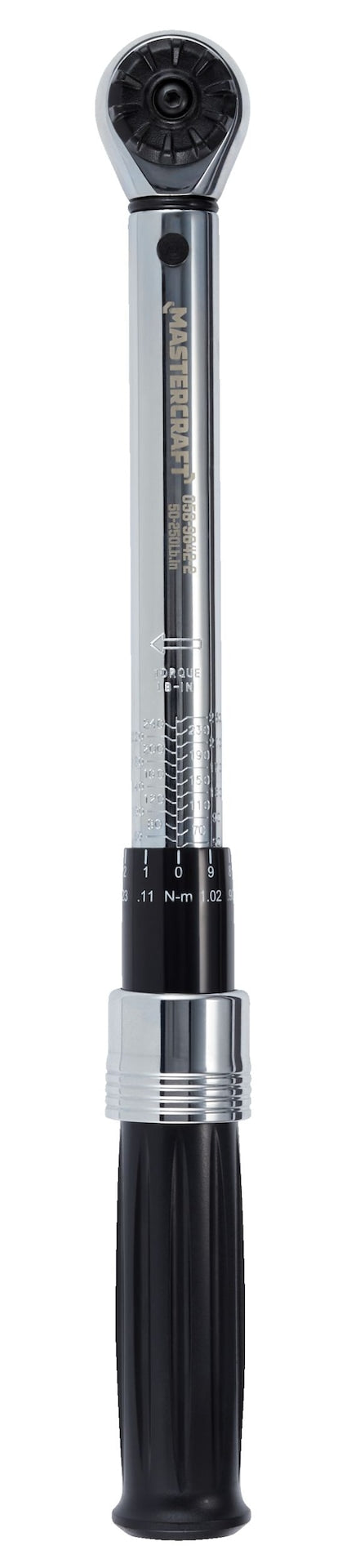 3/8-in Drive Torque Wrench, 50-250 in-lbs E6K6