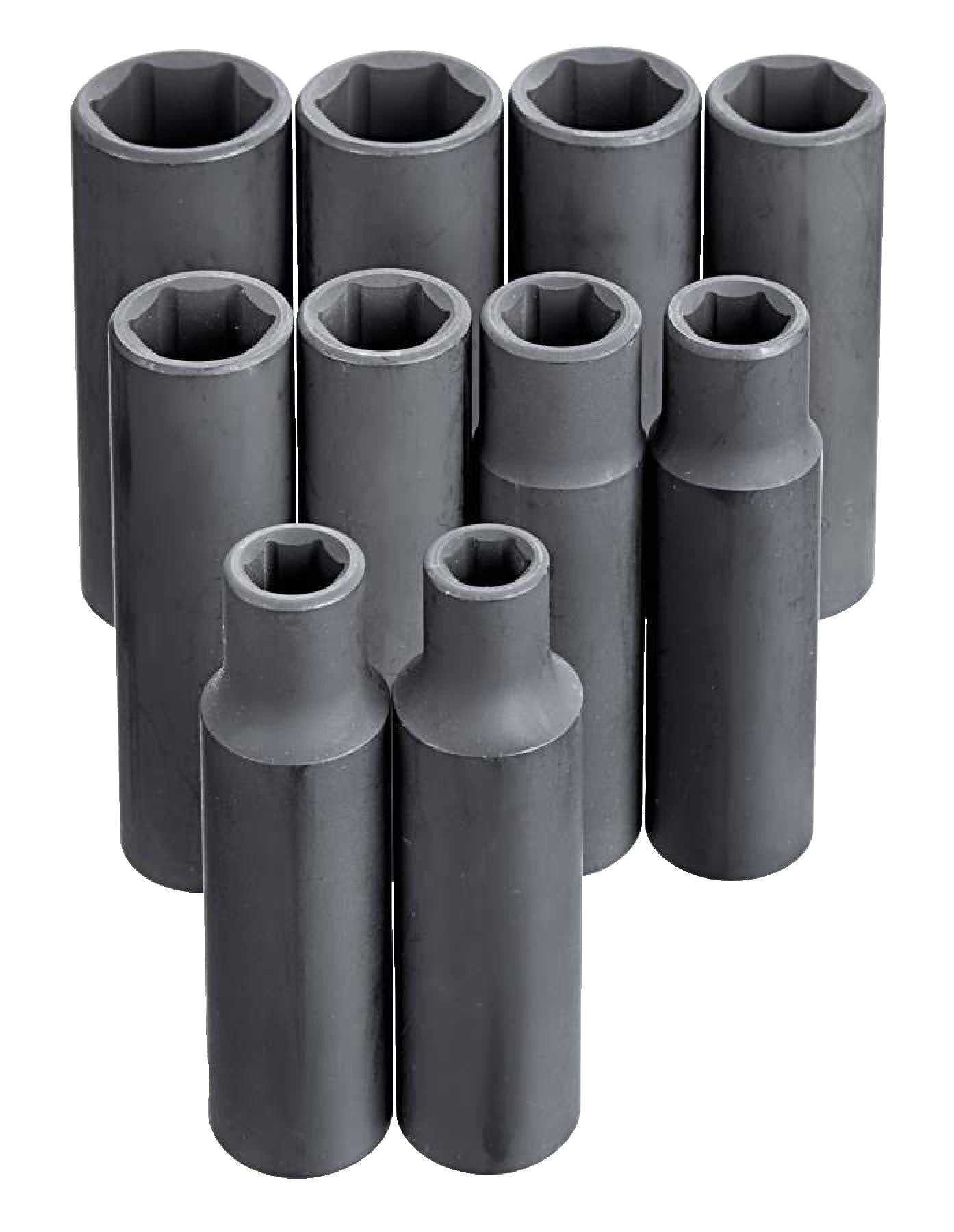 1/2-in Drive Deep Impact Socket Set, SAE, 10-pc P2W4 - product image 3