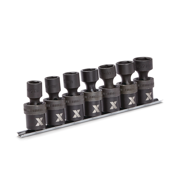 1/2-in Drive Swivel Impact Socket Set, 7-pc, Metric, Cr-Mo Z8I5