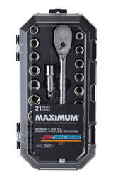 21 Piece 1/2" Drive Metric Socket Set A2S9 - product image 2