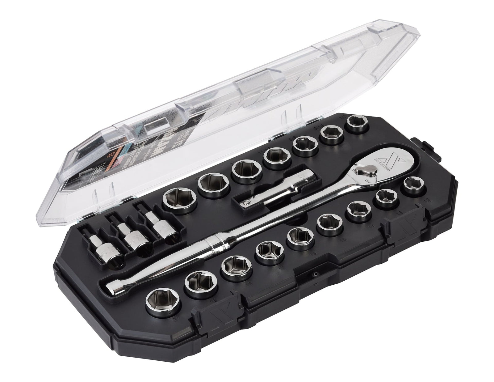 21 Piece 1/2" Drive Metric Socket Set A2S9 - product image 4